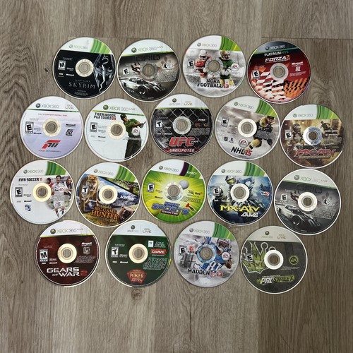 Xbox 360 loose disc lot - xbox,